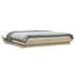 vidaXL Cadre de lit sans matelas chêne sonoma 150x200 cm - 150 x 200 cm