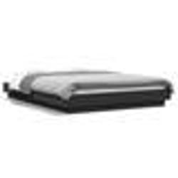 vidaXL Cadre de lit sans matelas noir 120x200 cm - 120 x 200 cm
