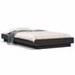 vidaXL Cadre de lit sans matelas noir 100x200 cm - 100 x 200 cm