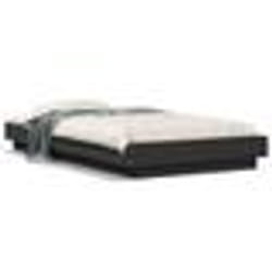vidaXL Cadre de lit sans matelas noir 100x200 cm - 100 x 200 cm