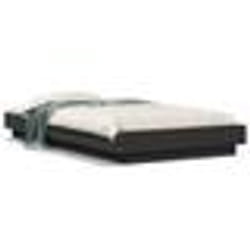 vidaXL Cadre de lit sans matelas noir 90x200 cm - 90 x 200 cm