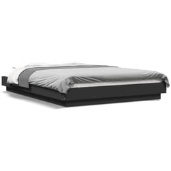 Vidaxl - Cadre de lit sans matelas noir 140x190 cm