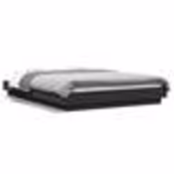 vidaXL Cadre de lit sans matelas noir 135x190 cm - 135 x 190 cm