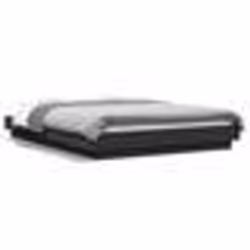 vidaXL Cadre de lit sans matelas noir 120x190 cm - 120 x 190 cm
