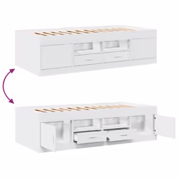VidaXL 3280237 canapé lit sofa Blanc - Vue supplémentaire 7