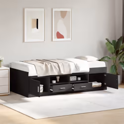 VidaXL 3280238 canapé lit sofa Noir