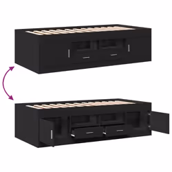 VidaXL 3280238 canapé lit sofa Noir - Vue supplémentaire 6