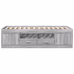 VidaXL 3280242 canapé lit sofa Gris, Chêne - Vue supplémentaire 4