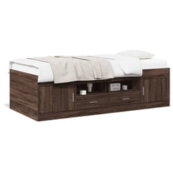 VidaXL 3280243 canapé lit sofa Marron, Chêne