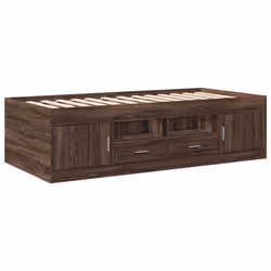 VidaXL 3280243 canapé lit sofa Marron, Chêne