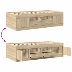 VidaXL 3280253 canapé lit sofa Chêne - Vue supplémentaire 6