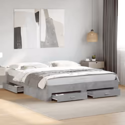 Ajoutez une touche moderne à votre chambre à coucher avec ce cadre de lit avec tiroirs ! Il apportera une touche pratique et ...