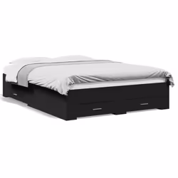 VidaXL 3280392, Noir, 1230 mm, 2,03 m, 320 mm, 1200 x 2000 mm, 1 pièce(s)