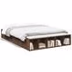 vidaXL Cadre de lit sans matelas chêne marron 135x190 cm - 135 x 190 cm