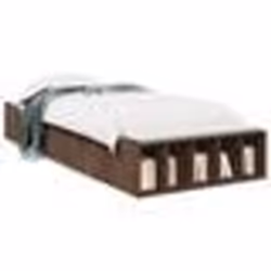 vidaXL Cadre de lit sans matelas chêne marron 90x200 cm - 90 x 200 cm