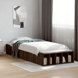Vidaxl - Cadre de lit sans matelas chêne marron 90x190 cm
