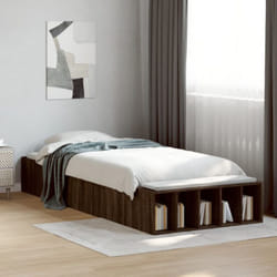 Vidaxl - Cadre de lit sans matelas chêne marron 75x190 cm