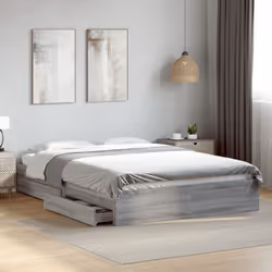 Ajoutez une touche moderne à votre chambre à coucher avec ce cadre de lit avec tiroirs ! Il apportera une touche pratique et ...