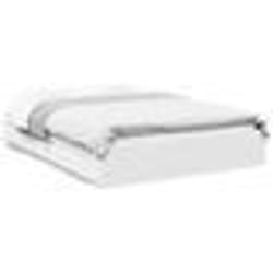vidaXL Cadre de lit avec tiroirs sans matelas blanc 150x200 cm - 150 x 200 cm