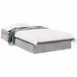 vidaXL Cadre de lit avec tiroirs sans matelas gris béton 90x190 cm - 90 x 190 cm
