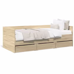VidaXL 3280813, lit sofa, Chêne, Bois, 2030 mm, 1020 mm, 650 mm