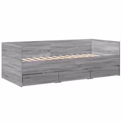 VidaXL 3280816 canapé lit sofa Gris, Chêne