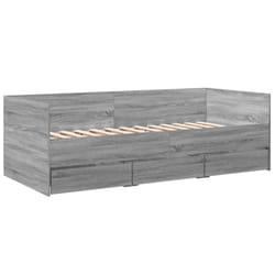 VidaXL 3280823 canapé lit sofa Gris, Chêne