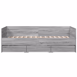 VidaXL 3280823 canapé lit sofa Gris, Chêne