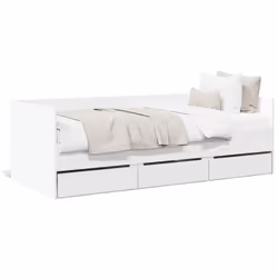VidaXL 3280825, lit sofa, Blanc, Bois, 1930 mm, 930 mm, 650 mm