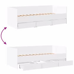 VidaXL 3280825 canapé lit sofa Blanc - Vue supplémentaire 7
