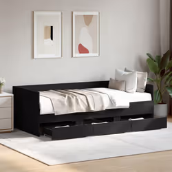 VidaXL 3280826 canapé lit sofa Noir
