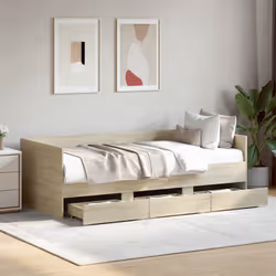 VidaXL 3280827 canapé lit sofa Chêne