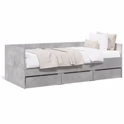 VidaXL 3280828, lit sofa, Gris, Bois, 1930 mm, 930 mm, 650 mm