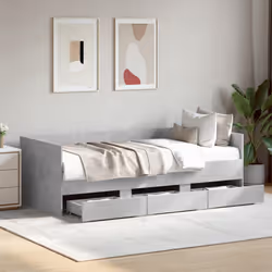 VidaXL 3280828 canapé lit sofa Gris