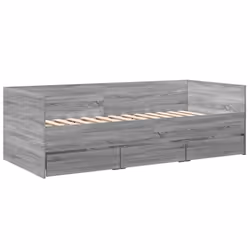 VidaXL 3280830 canapé lit sofa Gris, Chêne