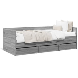VidaXL 3280837 canapé lit sofa Gris, Chêne