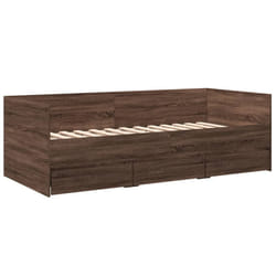 VidaXL 3280838 canapé lit sofa Marron, Chêne