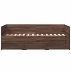 VidaXL 3280838 canapé lit sofa Marron, Chêne