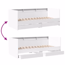 VidaXL 3280839 canapé lit sofa Blanc - Vue supplémentaire 7