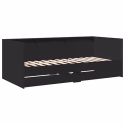 VidaXL 3280840 canapé lit sofa Noir