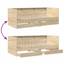 VidaXL 3280841 canapé lit sofa Chêne - Vue supplémentaire 8