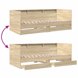 VidaXL 3280848 canapé lit sofa Chêne - Vue supplémentaire 8