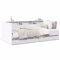 VidaXL 3280853, lit sofa, Blanc, Bois, 1930 mm, 1015 mm, 730 mm