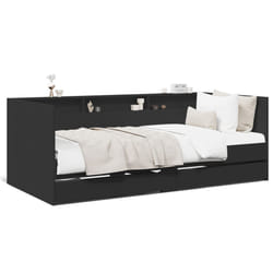 VidaXL 3280854 canapé lit sofa Noir