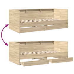 VidaXL 3280855 canapé lit sofa Chêne - Vue supplémentaire 8