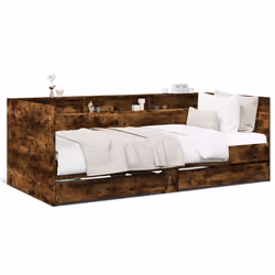 VidaXL 3280857, lit sofa, Chêne, Bois, 1930 mm, 1015 mm, 730 mm
