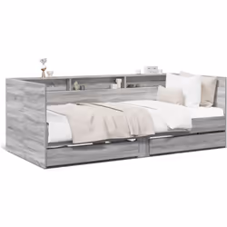 Ce lit de repos 2 en 1 avec tiroirs, servant à la fois de canapé et de lit, constitue un ajout pratique et accrocheur à votre ...