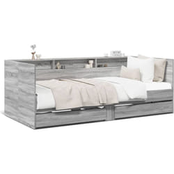 Vidaxl - Lit de jour avec tiroirs sans matelas sonoma gris 75x190 cm