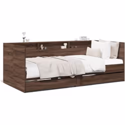 Ce lit de repos 2 en 1 avec tiroirs, servant à la fois de canapé et de lit, constitue un ajout pratique et accrocheur à votre ...