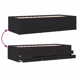 VidaXL 3280868 canapé lit sofa Noir - Vue supplémentaire 6